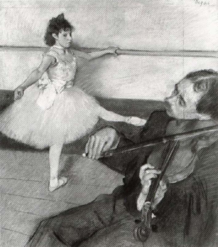 Edgar Degas Portrait of a Dancer at her Lesson Sweden oil painting art